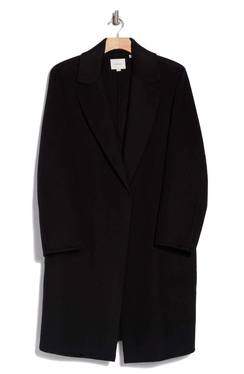 Vince Classic Straight Wool Blend Coat, Alternate, color,