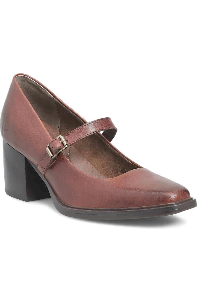 Børn Adelphi Mary Jane Pump, Main, color, Tan Leather