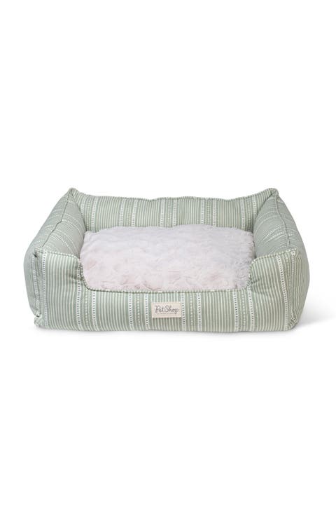 Medium Canvas Rectangular Cuddler Pet Bed