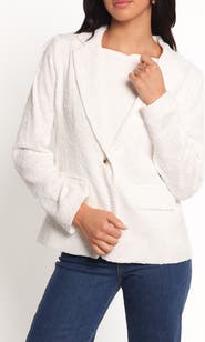 Petal & Pup Darian Lace Knit Blazer