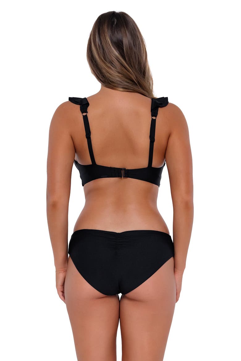 Willa Wireless Bikini Swimsuit Top - D Cup, Alternate, color, Black