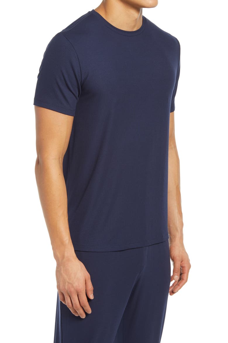Men's Second Skin Sleep T-Shirt, Alternate, color, NAVY BLAZER
