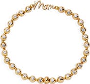 Alex and Ani Mom Elongated Crystal Stretch Bracelet