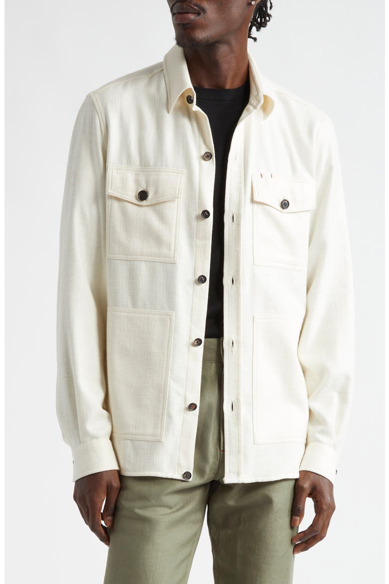 The Button-Up Overshirt, Main, color, OPEN WHITE