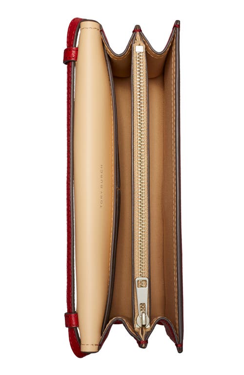 Tory Burch Romy Wallet Crossbody Bag In Red