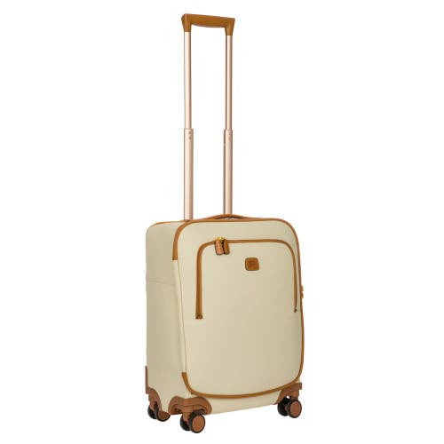 Bric's Firenze 21" Carry-on Compound Spinner In White