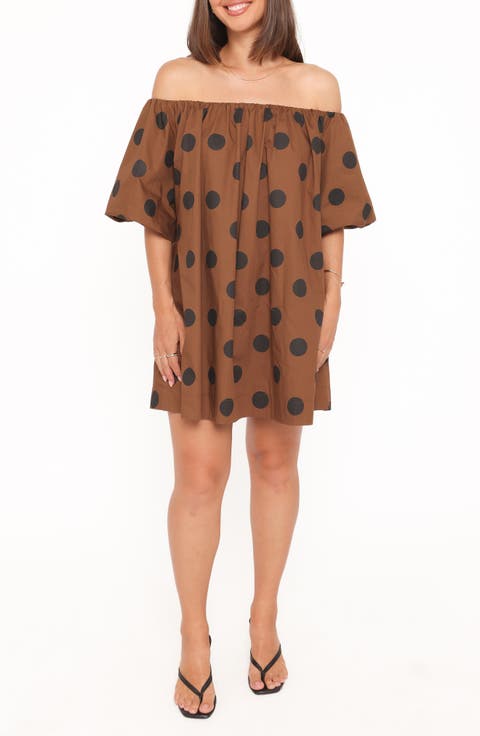 Eddie Polka Dot Minidress