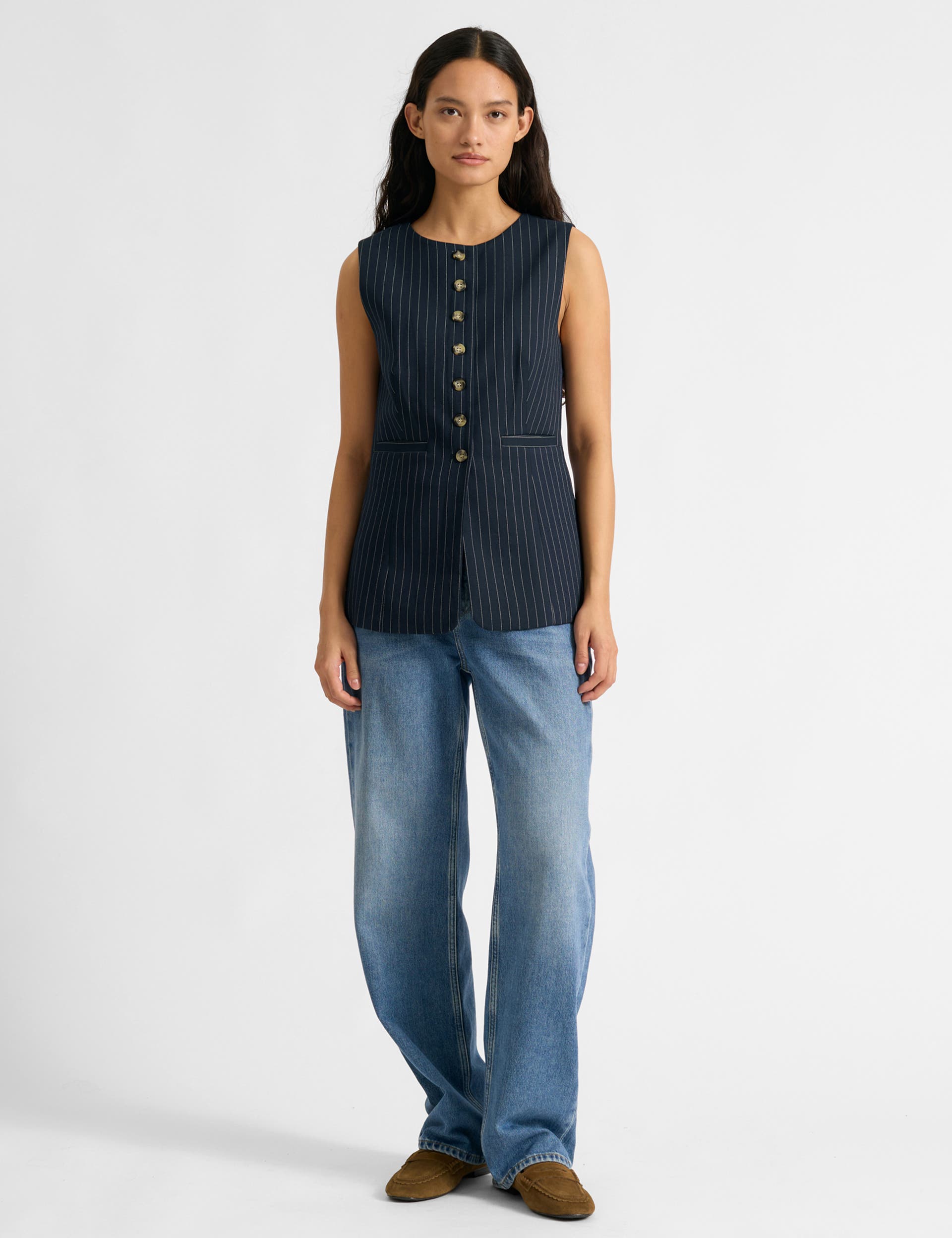 Pinstripe Waistcoat - image 2