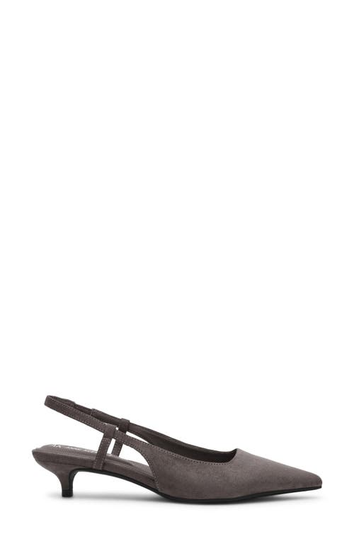 Anne Klein Shorty Slingback Pump In Gray