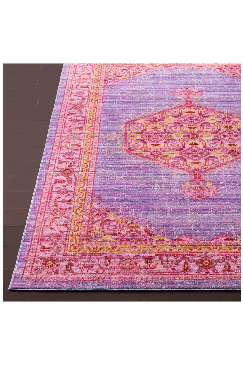 Home Germili Medallion Area Rug, Alternate, color, BRIGHT PURPLE