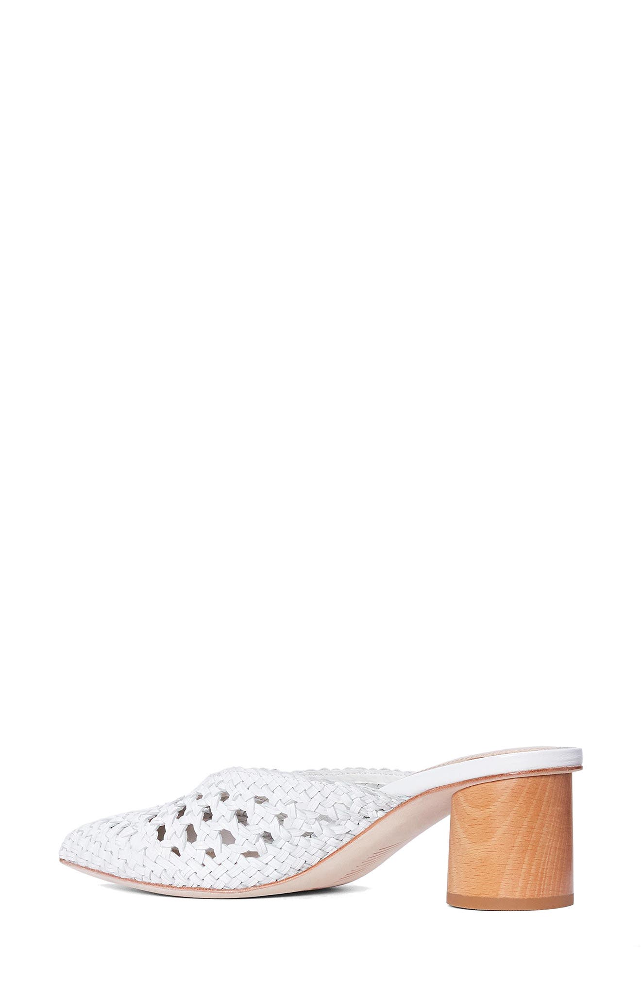 PAIGE Erin Woven Leather Mule, Alternate, color, 