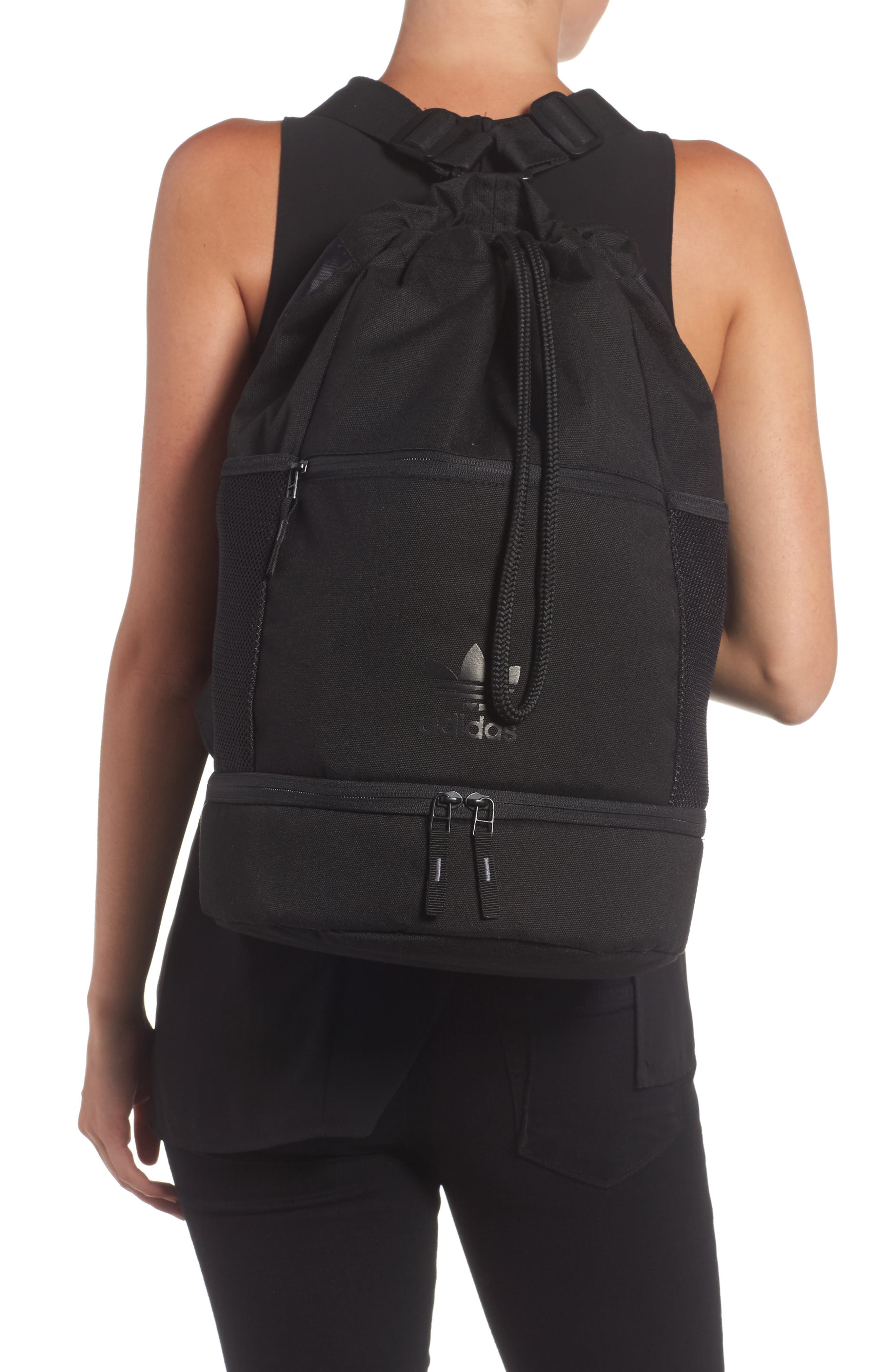 adidas Originals Bucket Backpack, Alternate, color, 