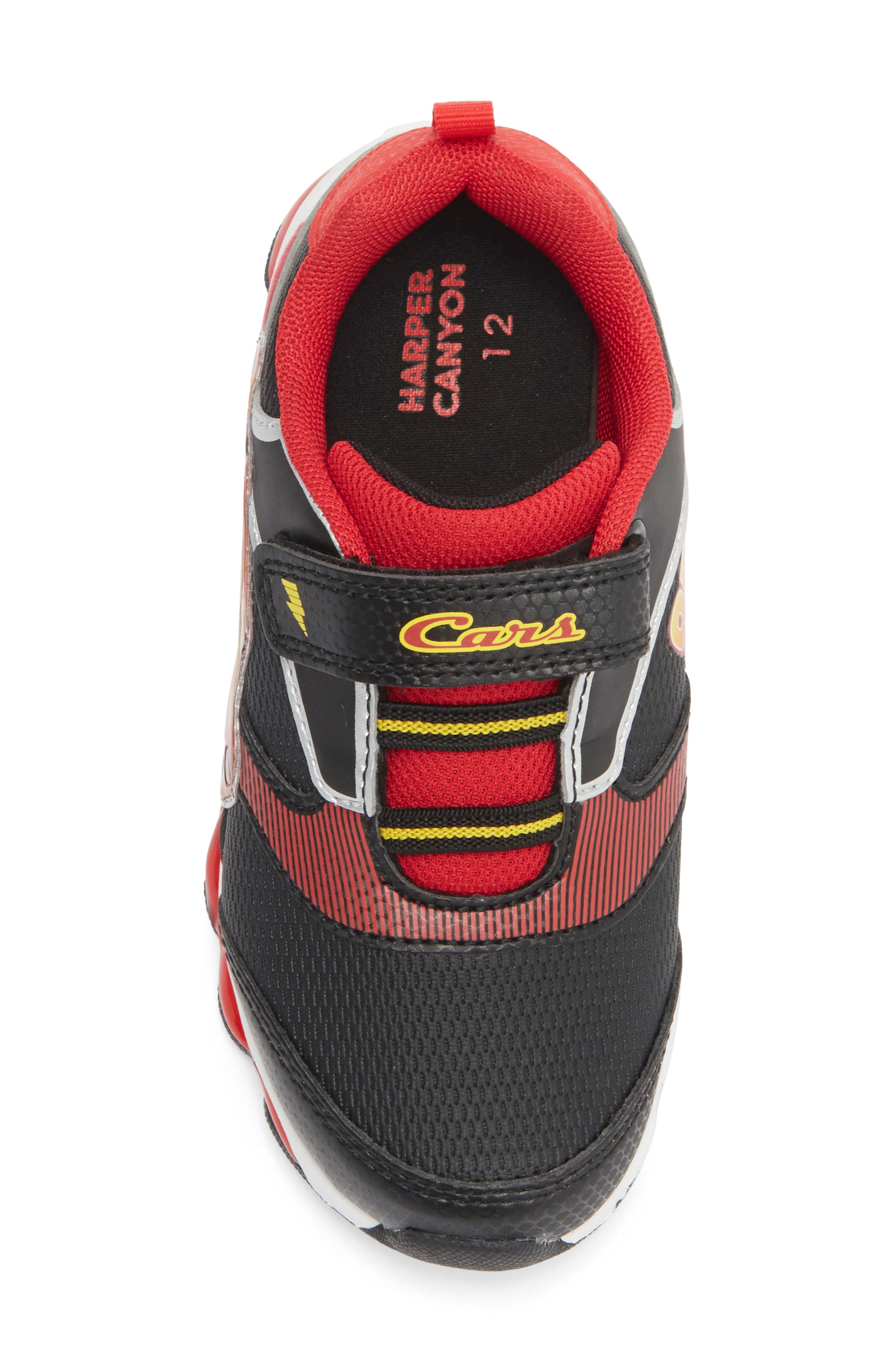Harper Canyon Kids' x Disney Cars Light Up Sneaker, Alternate, color, 
