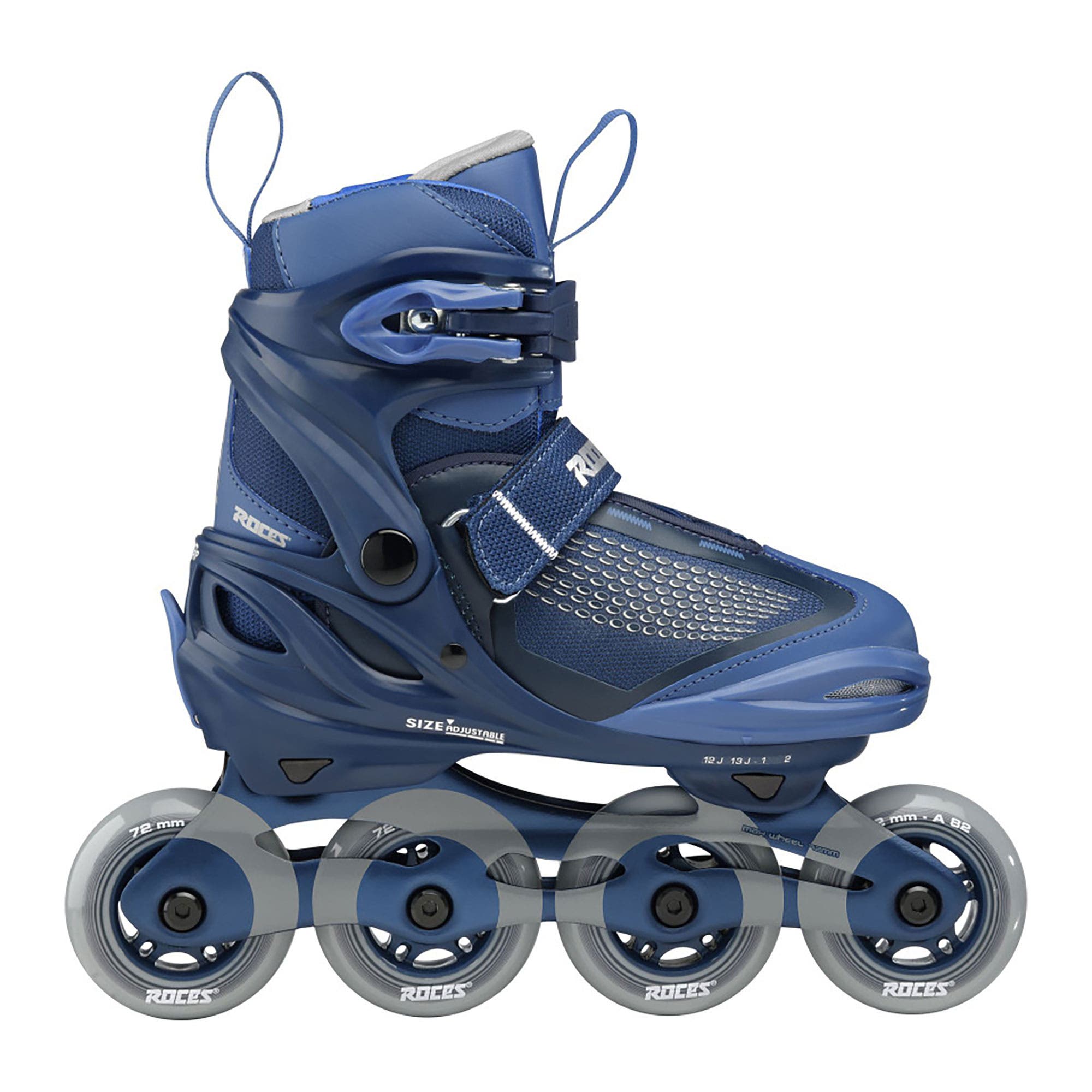 Roces Moody X TIF Adjustable Boys Inline Skates, Main, color, Peacoat/Royal Blue