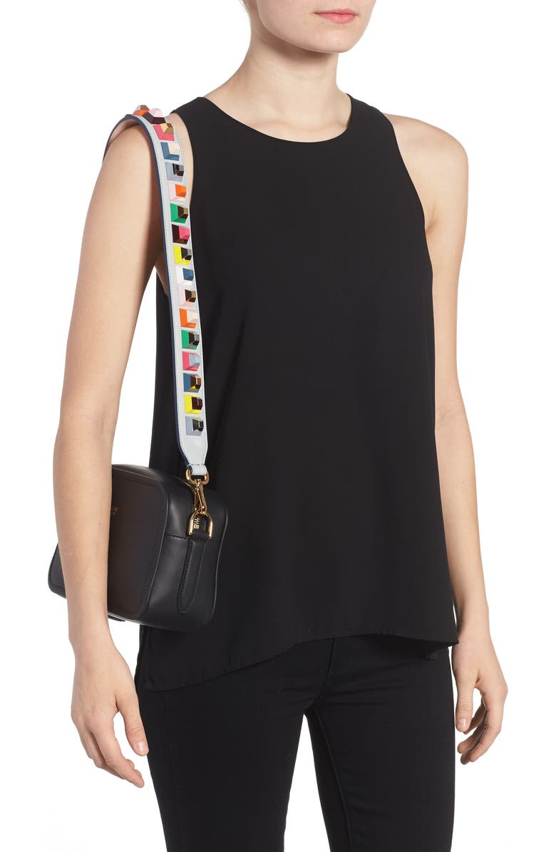 Fendi Studded Guitar Bag Strap, Alternate, color,