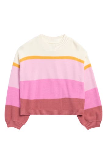 Billabong Kids' Deep Sienna Sweater In Pink