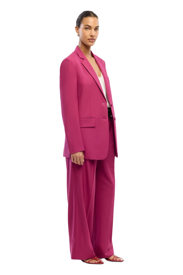 Oversized Blazer, Alternate, color, MAGENTA