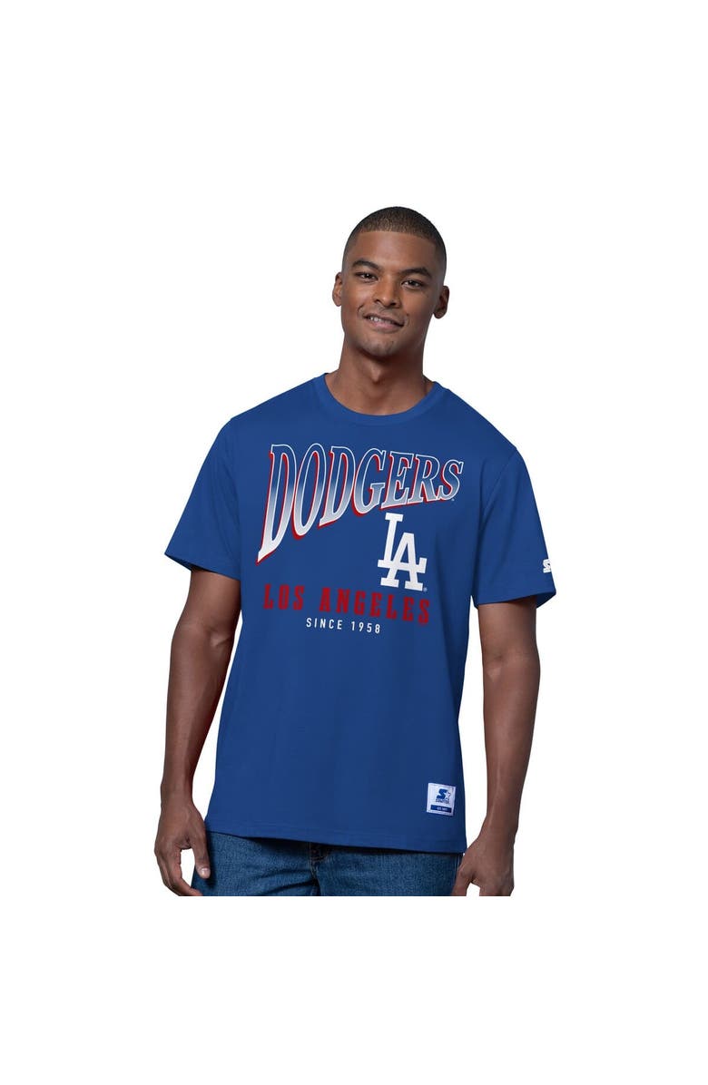STARTER Men's Starter Royal/Heather Gray Los Angeles Dodgers Two-Pack T-Shirt Set, Alternate, color, Royal