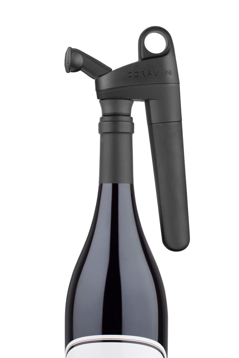 Pivot™+ Wine Preservation System, Alternate, color, BLACK