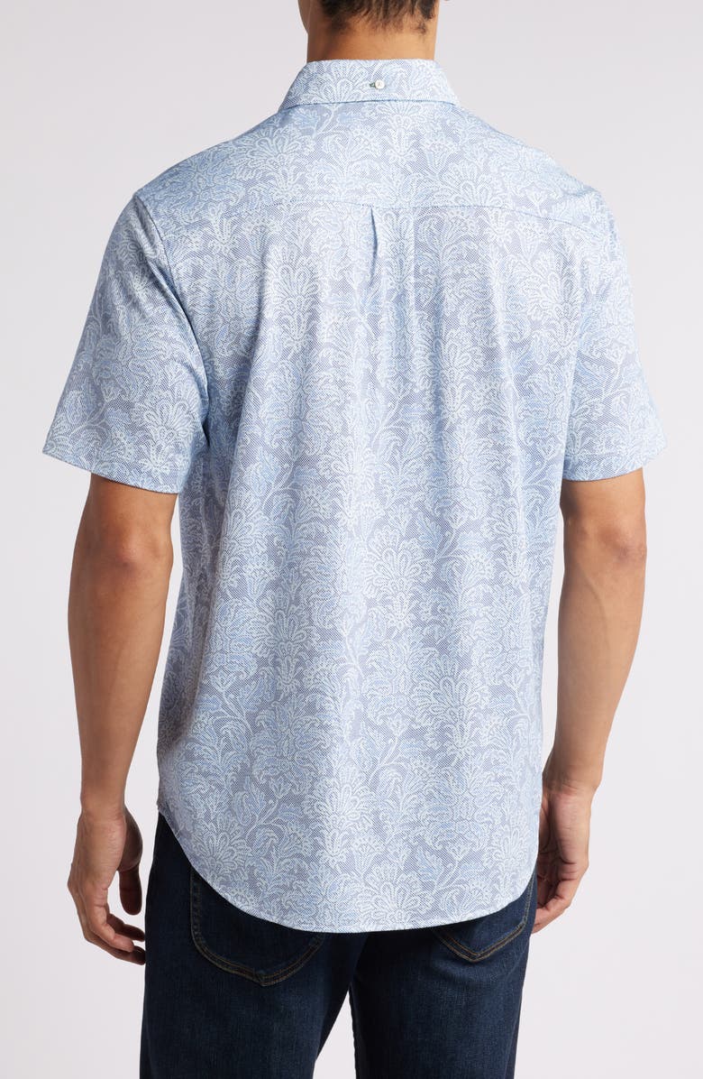 Tommy Bahama San Lucio Soirée Supima<sup>®</sup> Cotton Blend Short Sleeve Button-Up Shirt, Alternate, color,