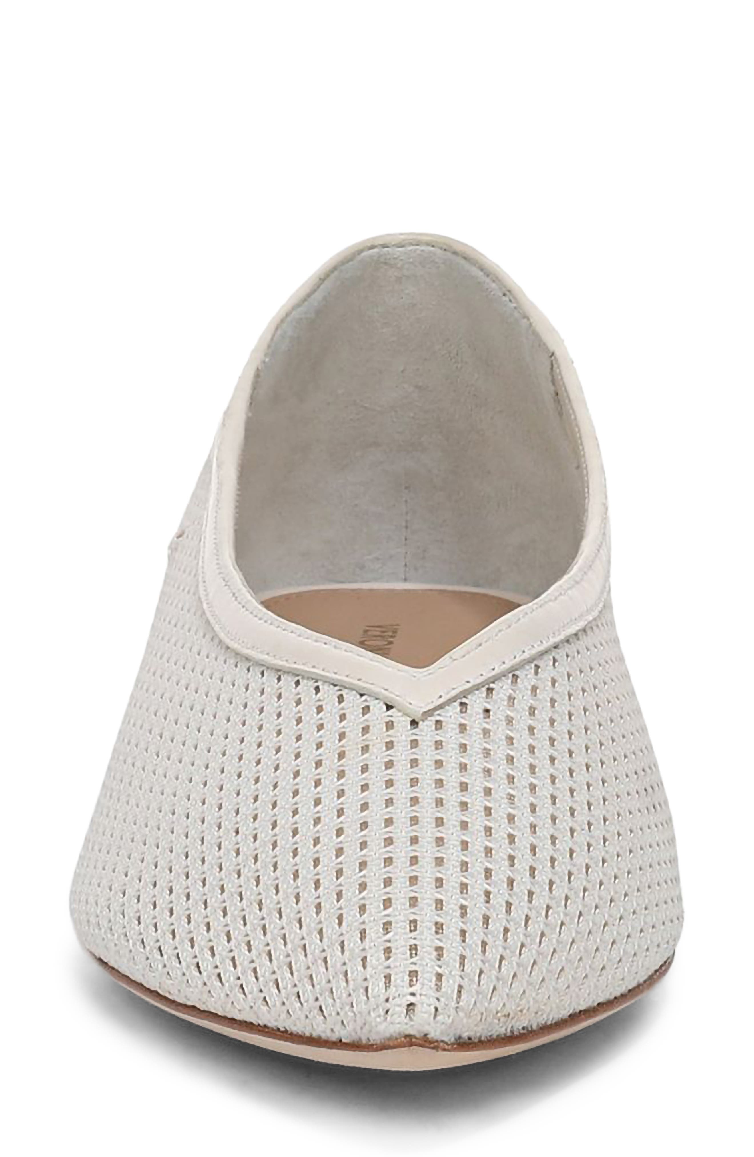Bancroft Pointed Toe Flat, Alternate, color, ECRU