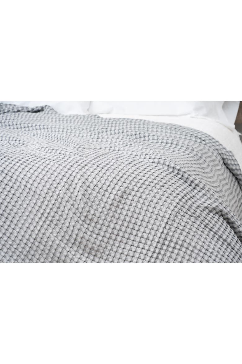 Cotton Blend Cooling Throw Blanket, Alternate, color, Gray