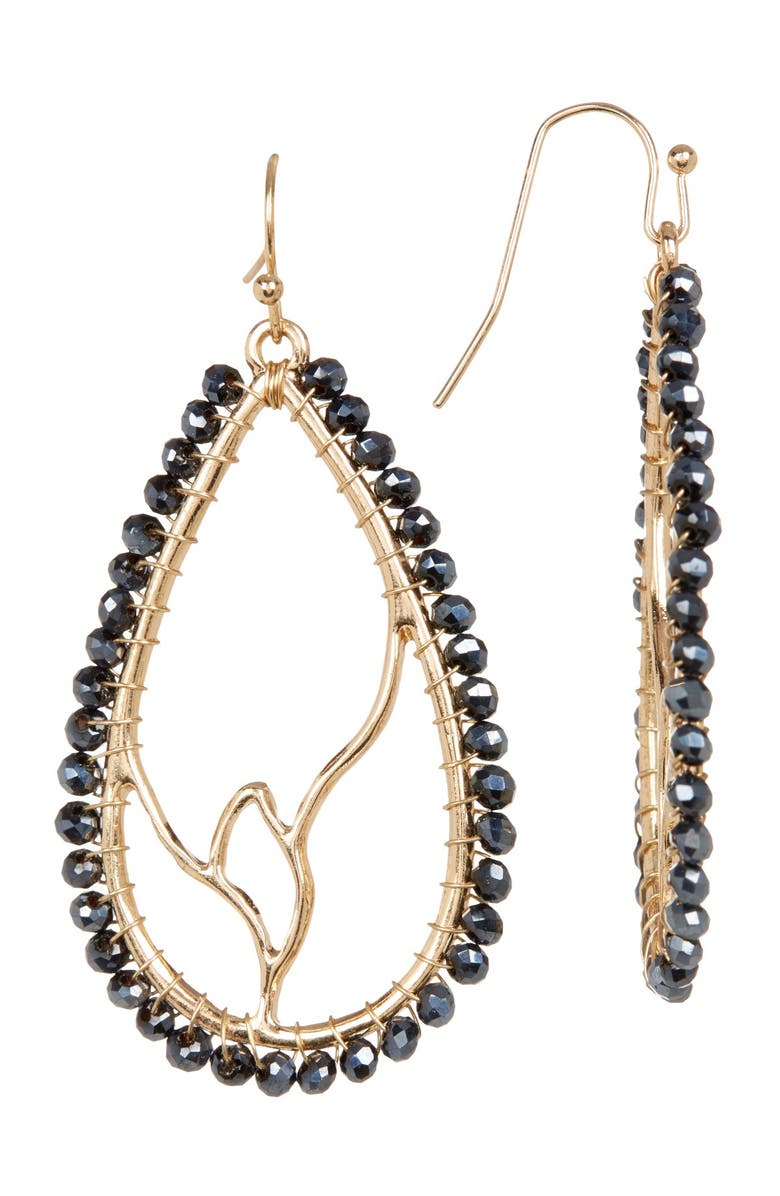 OLIVIA WELLES Dancing Crystal Teardrop Earrings, Main, color, 