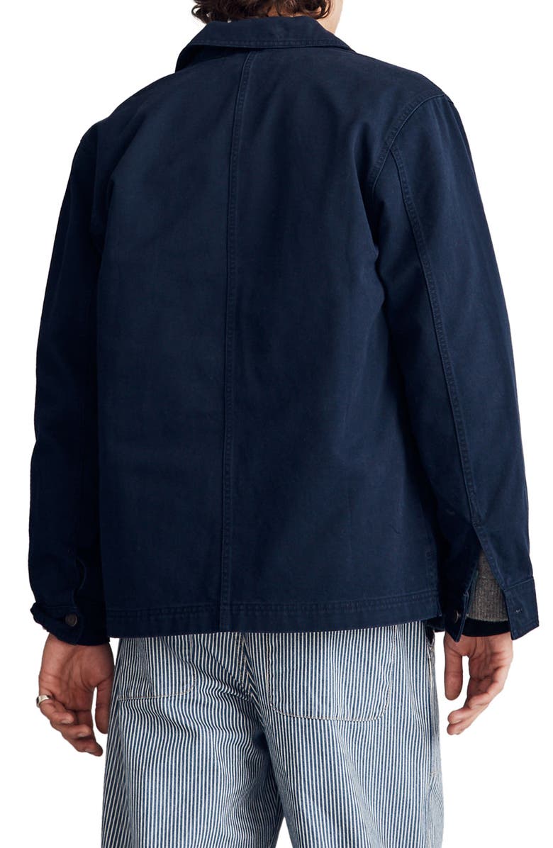 Madewell Garment-Dyed Canvas Chore Jacket, Alternate, color,
