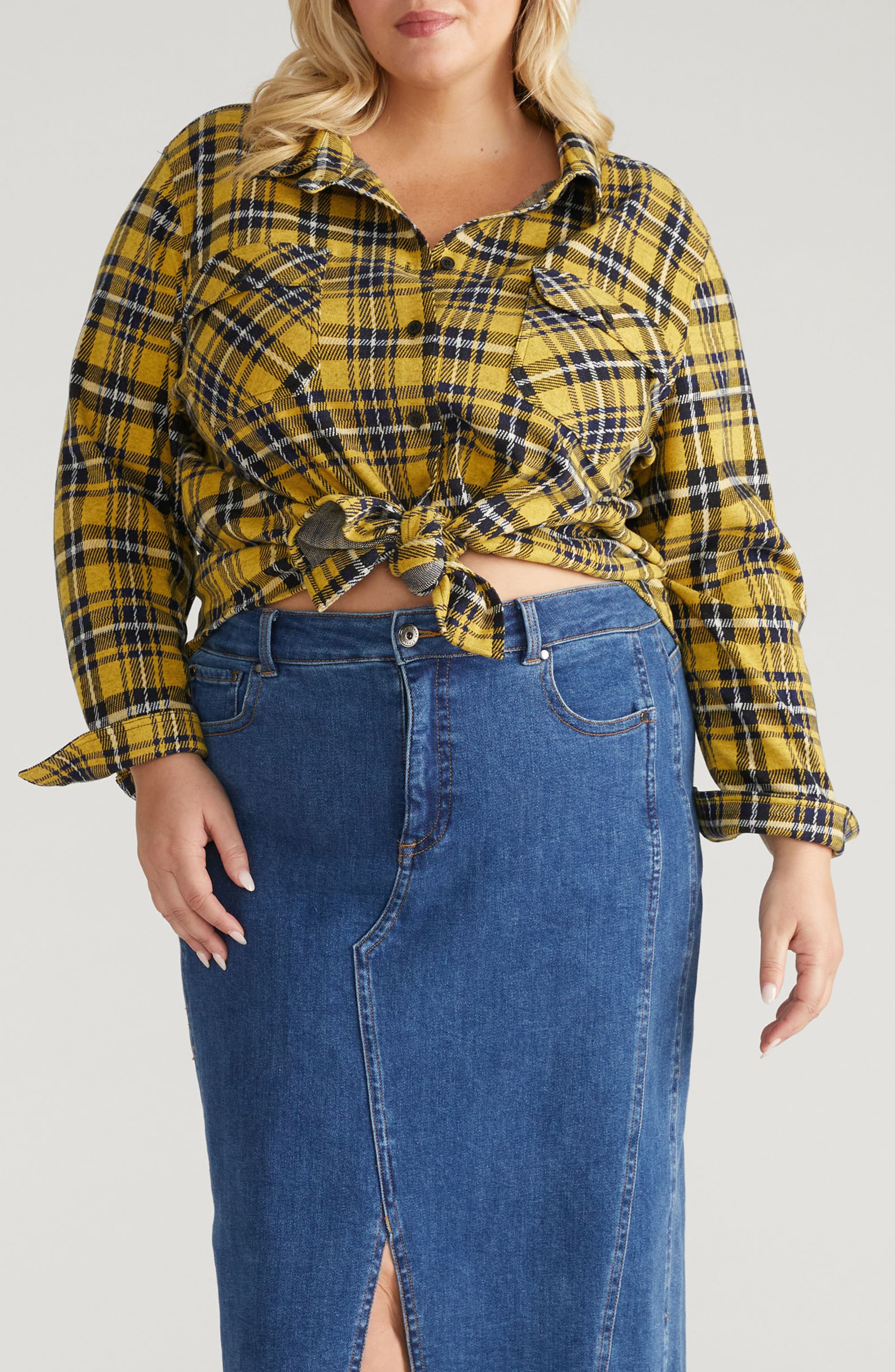 Maine Flannel Button-Up Shirt - image 3