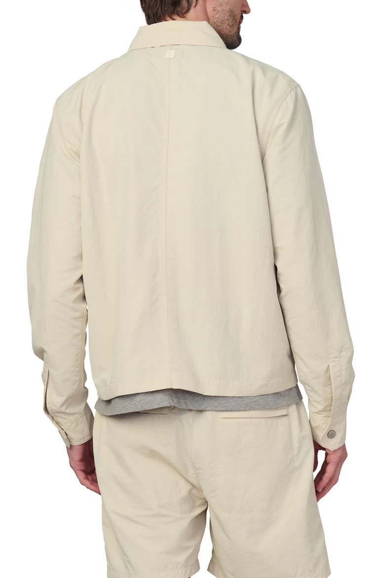 Modern Utilitarian Water Resistant Nylon Jacket, Alternate, color, SUMMER SAND