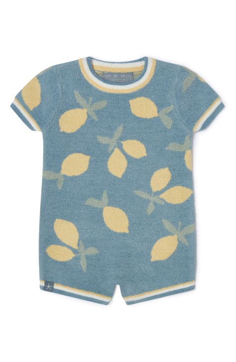 CozyChic® Ultra Lite Lemon Print Romper (Baby)
