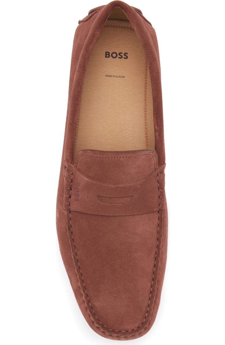 BOSS Noel Penny Loafer, Alternate, color, Rust/ Copper