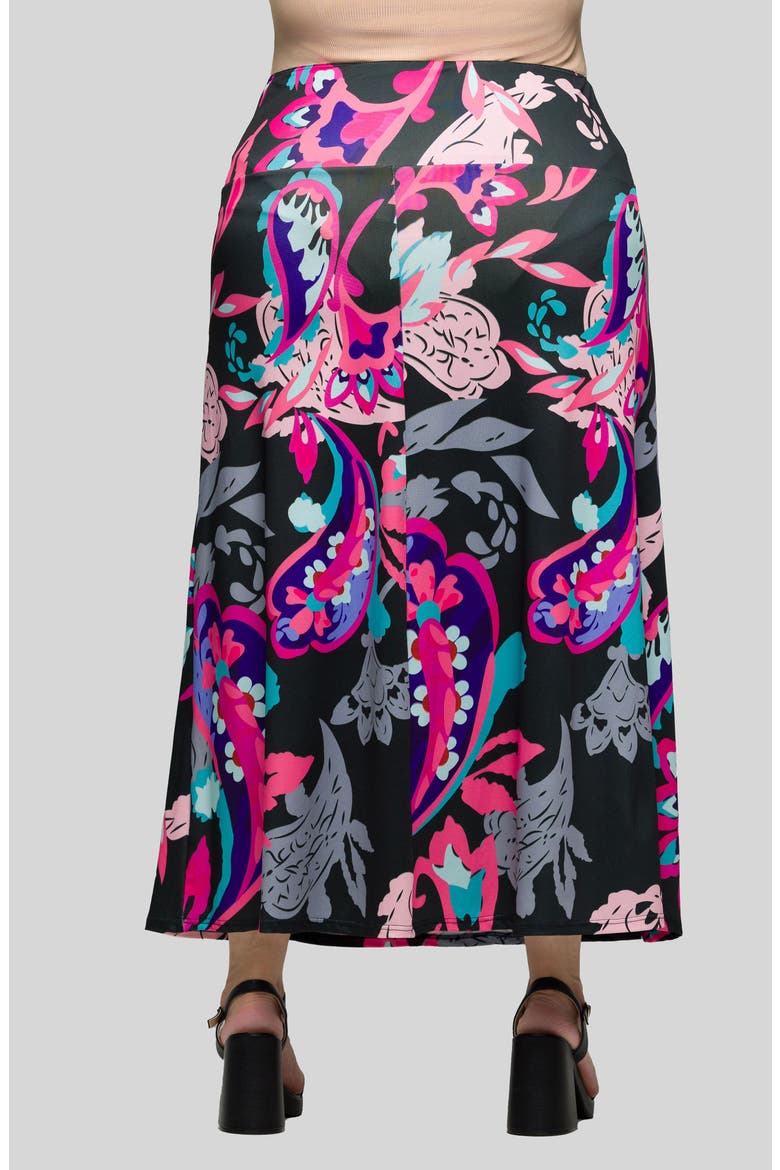 Pull-On Maxi Skirt, Alternate, color, PINK MULTI
