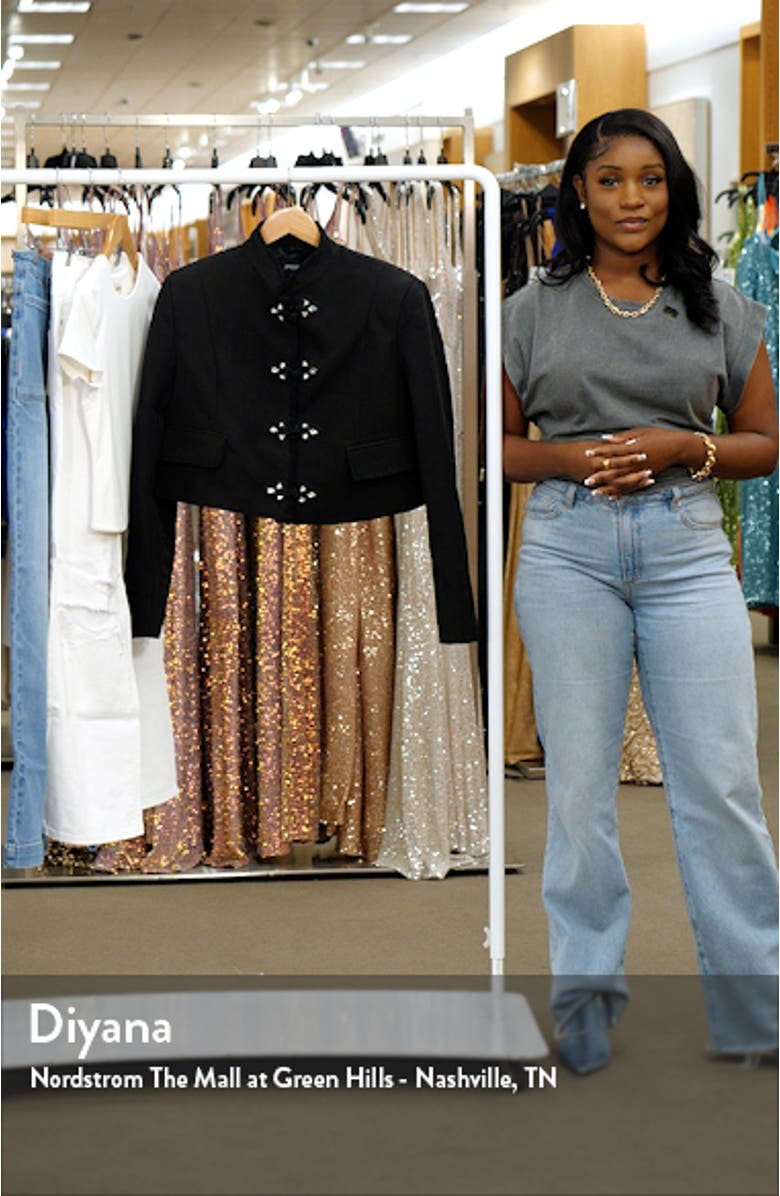 Embellished Crop Jacket, sales video thumbnail