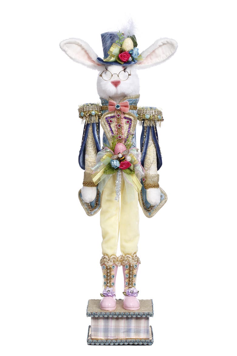 Rabbit Nutcracker Yellow, Small, Main, color, Soft Yellow