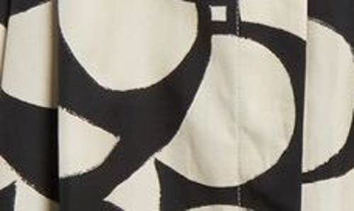 Max Mara Alice Print Shirtdress In Black