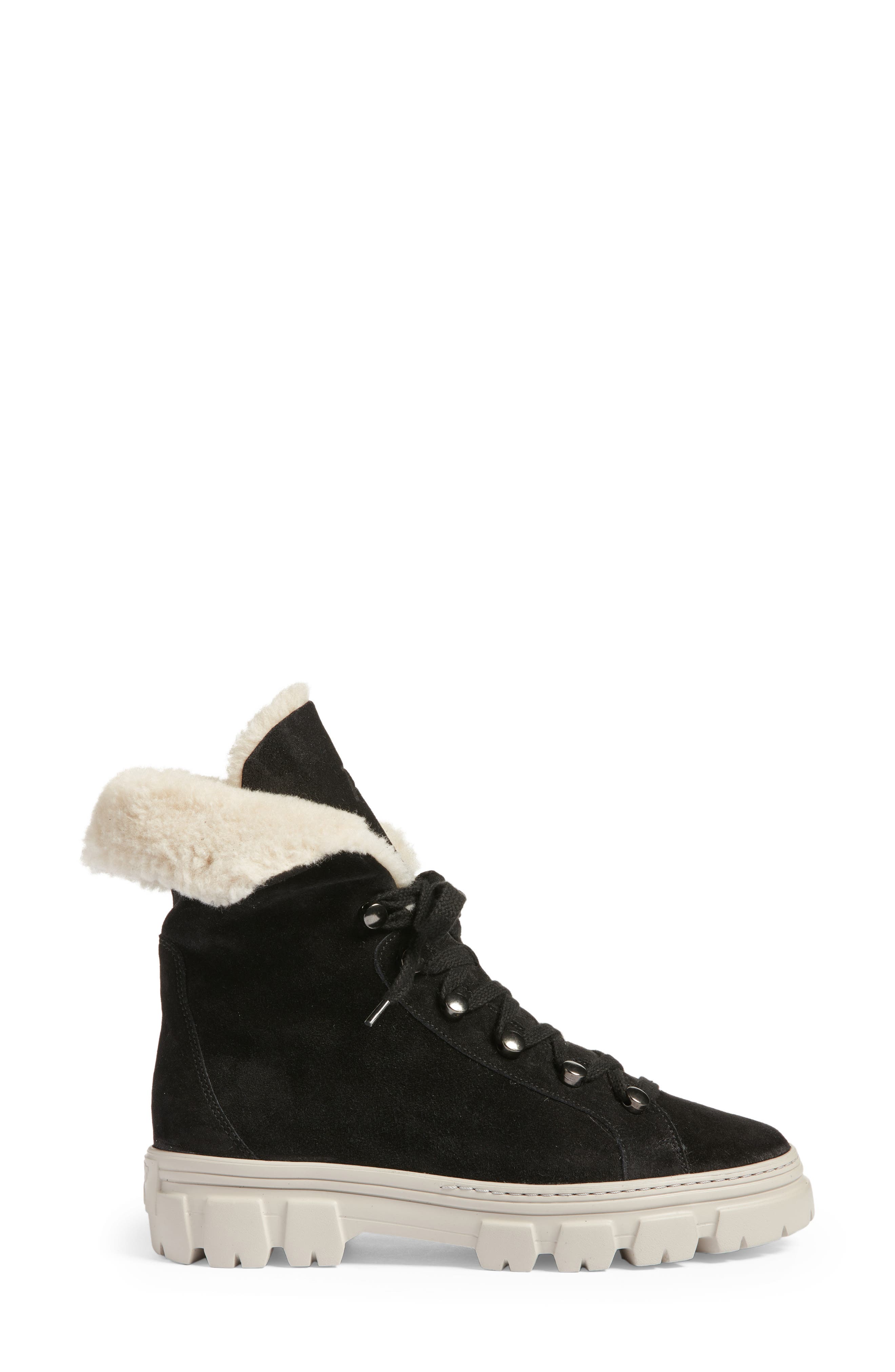 Paul Green Karla Lace-Up Wool Bootie, Alternate, color, 