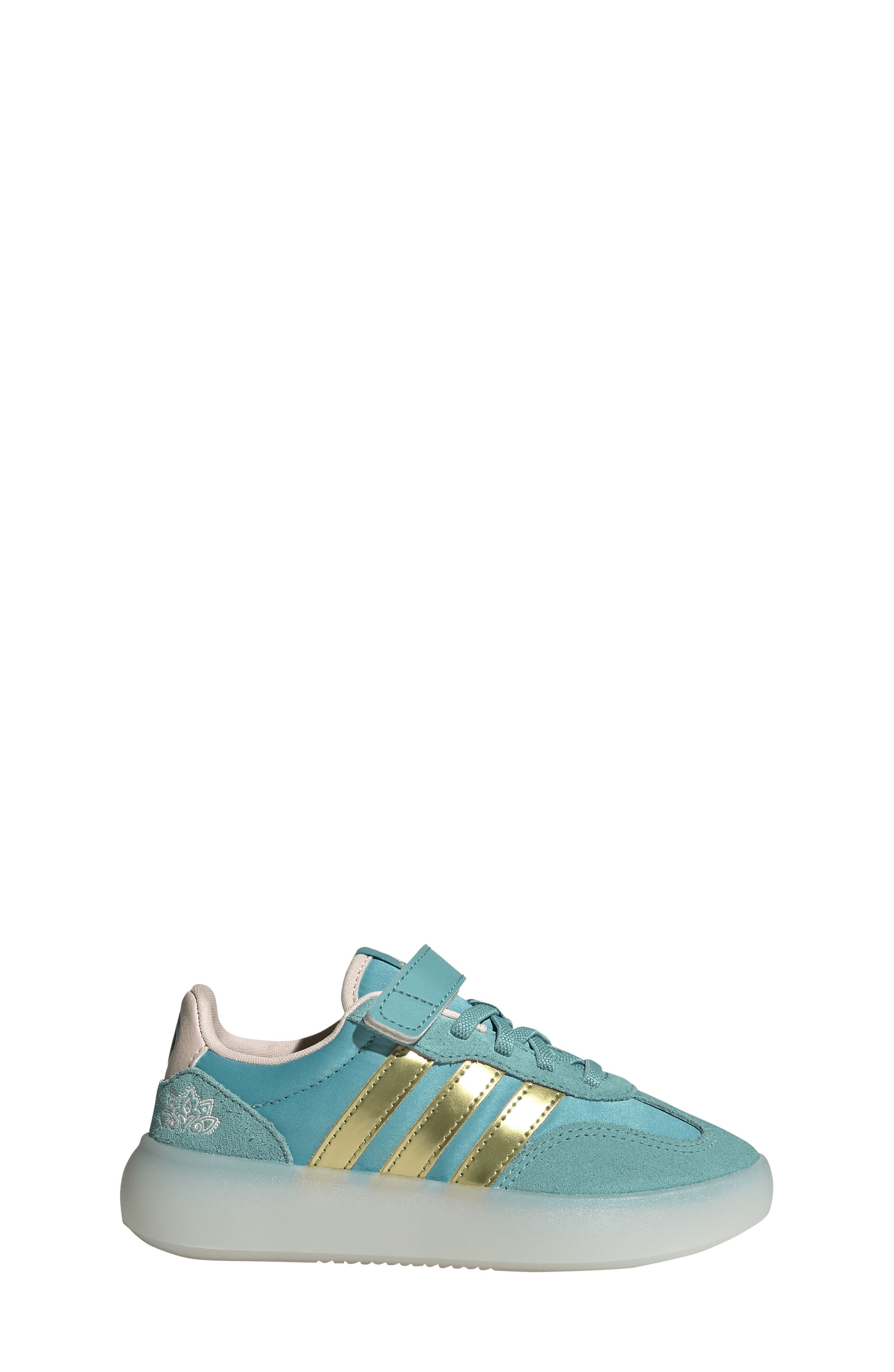 adidas Kids' Barreda Decode Sneaker, Alternate, color, Mint/ Gold/ Wonder Quartz