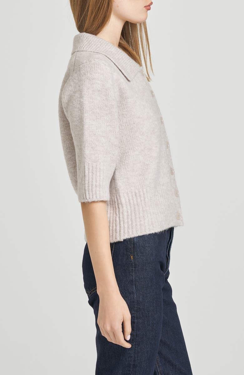 WAYF Harlow Cardigan, Alternate, color, Pearl Grey