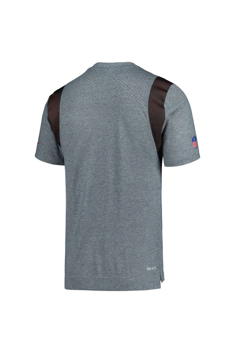 Men's Nike Pewter Tampa Bay Buccaneers Sideline Tonal Logo Performance Player T-Shirt, Alternate, color, Pewter