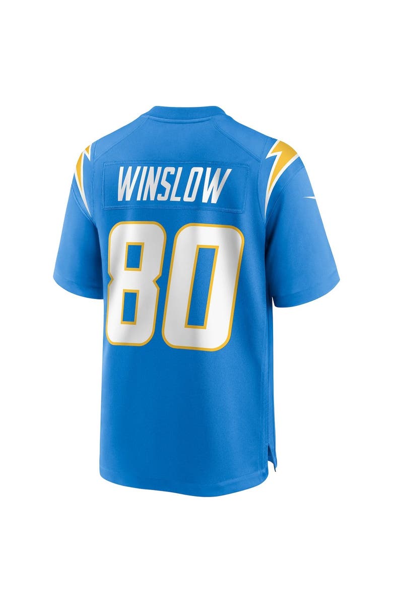 Nike Men's Nike Kellen Winslow Powder Blue Los Angeles Chargers Game Retired Player Jersey, Alternate, color, 