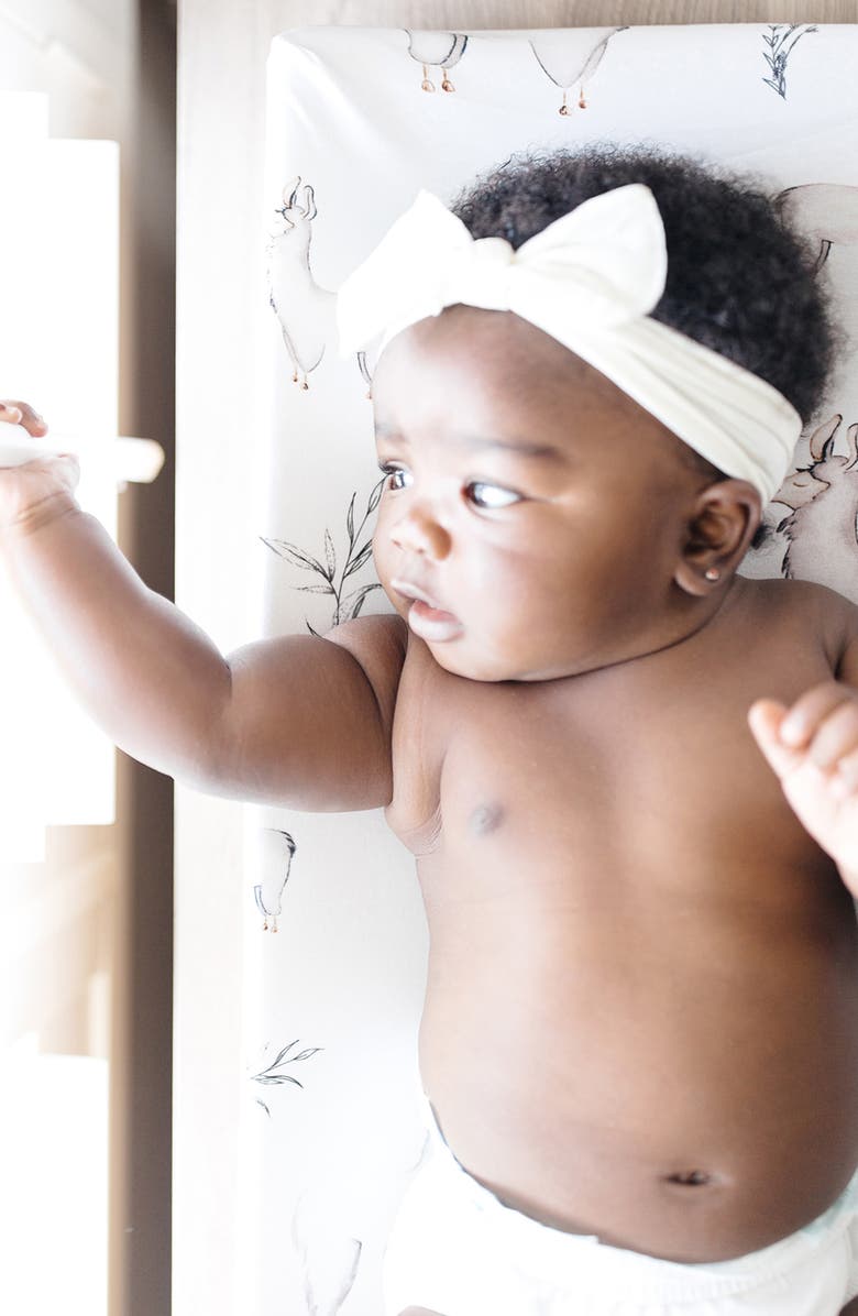 Oilo Llama Print Pack of 2 Changing Pad Covers, Alternate, color, Llama