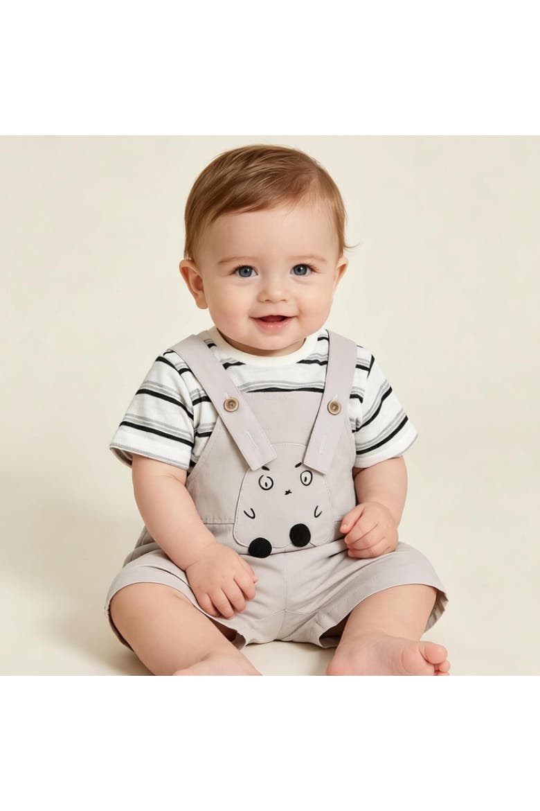 Animal Overall Set, Alternate, color, Beige
