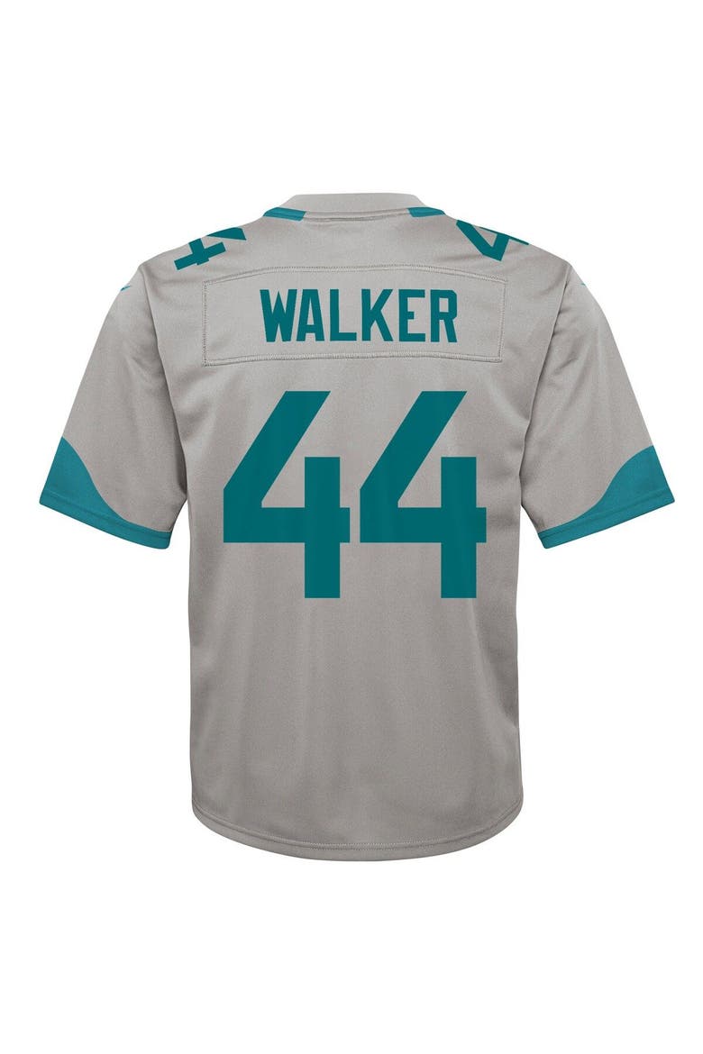 Youth Nike Travon Walker Silver Jacksonville Jaguars Inverted Game Jersey, Alternate, color, Silver