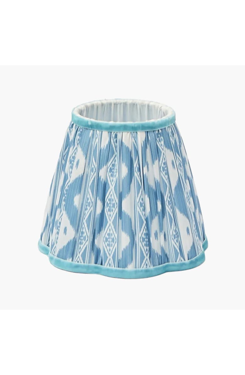 Mrs. Alice Blue Ikat Lampshade, Main, color, Blue