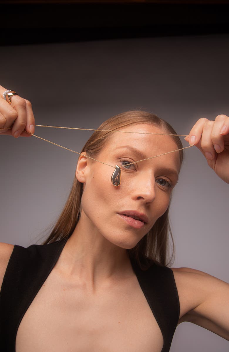 YOJ Perto Maxi Pendant Necklace in Gold, Alternate, color, Gold