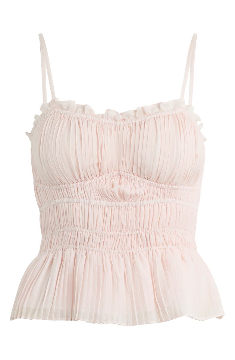 Favorite Daughter The Best Dressed Guest Shirred Camisole, Alternate, color, Rosewater