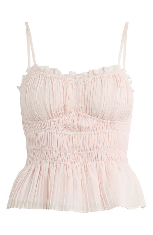 Favorite Daughter The Best Dressed Guest Shirred Camisole In White