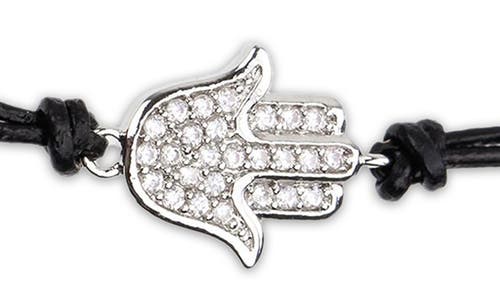 Saachi Pavé Crystal Hamsa Choker Necklace In Metallic