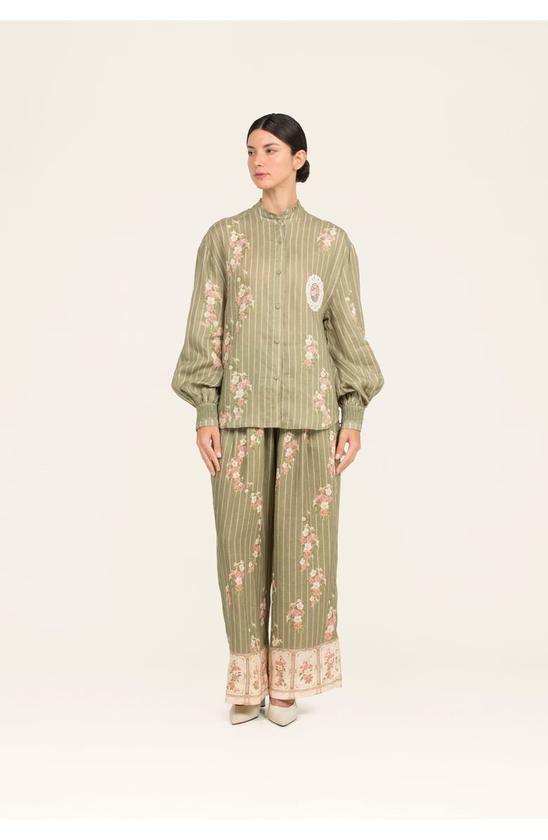 Agua by Agua Bendita Abadia Paraiso Shirt, Alternate, color, Multicolor